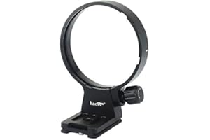 Haoge LMR-SM140S Anello di montaggio per treppiede per Sigma 100-400 mm F5-6.3 DG DN OS Lens Sony E, Fuji X Mount, L Mount e 105 mm F1.4 Art Lens Collar piede di ricambio base integrata Arca Swiss