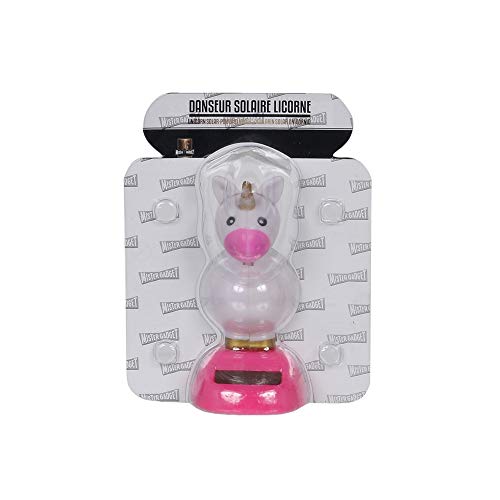 Mister Gadget MG3130, Solartanzer, Einhorn, Weiß / Rosa