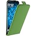 Price comparison product image PhoneNatic Artificial Leather Case for Samsung Galaxy S8 Plus Flip-Case green Cover + Flexible protective film