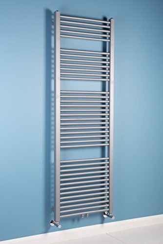 Handtuchheizkörper Badheizkörper 1800x600mm Silber gerade