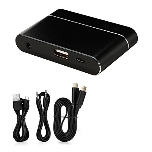 Lightning Digital AV Adapter, HuiHeng Intelligent Conversion Adapter Powered by EZcast USB to HDMI/VGA/Audio For IOS and Android Devices Windows Computers (Black) - 5