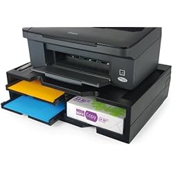 Exponent 42807 Meuble de rangement pour imprimante (Noir) (Import Allemagne)