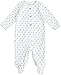 Carter's Baby Girls' "Sun Dot" Footed Coverall - white, 6 months