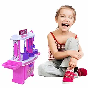 Toyzone Barbie Kitchen Set for Girls My Little Girls Toy Play Set for Kids Make in India