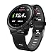 Produktbild Fulltime E-Gadget Intelligente Uhr, LED wasserdicht IP68 Herzfrequenz Band Monitor 512 + 64 KB Armband Armband Armbanduhr Smart Watch (Schwarz)