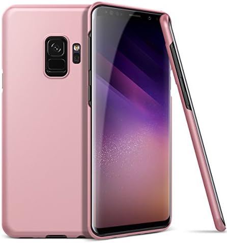 YT MARQUEEN Samsung Galaxy S9 Hard Case Backcover Ultra Thin &amp; Light Matte Anti-Scratches PC Smooth Bumper Shockproof Slim Protective Cover - Rose Gold