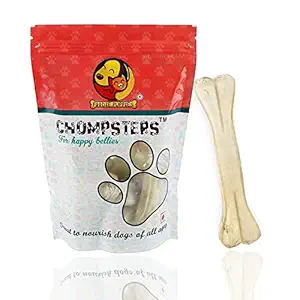 Foodie Puppies Chompsters Pressed Dog Bone 8 inches Large (Pack of 4)