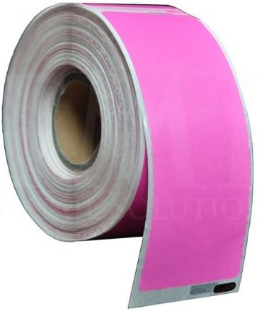 20 x Coloured Dymo Sieko 99012 Compatible Address Label Rolls - 36mm x 89mm - for All LabelWriter 4XL 450 400 330 320 310 Turbo Sieko SLP 430 420 240 220 SLP Pro Turbo (260 Labels/Roll) Pink- MAILERPRO® Range (Pink)