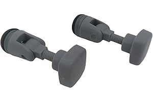 CR-MOESANCO® 2 pomelli di chiusura per finestra di caravan, camper, barca o camper (grigio)