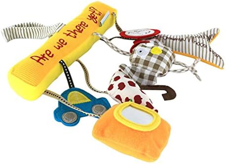 Amazemarket Bebé Felpa Cuna Espiral Relleno Animal Juguetes Vistoso Envolver Alrededor Paseante Juguete Bebé Carro TraqueteoBebé infantil Paseante Colgante De desarrollo Juguete Accesorios Dibujos animados Búho Eiffel Torre Coche Número Paraguas