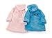 Embroidered Personalised Soft Baby Blue Dressing Gown Bath Robe with Teddy EARS Age 2-3