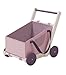 Produktbild roba Puppenwagen 'Fienchen', zur Tragetasche für Puppenbabys umfunktionierbar, inkl. textile Ausstattung, flieder/weiß