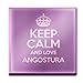 Produktbild Violett Keep Calm und Love Angostura (Glas Untersetzer Farbe 2117