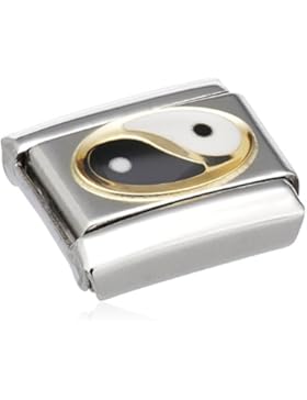 Nomination Composable Classic DAILY LIFE Edelstahl, Email und 18K-Gold (Tao) 030208