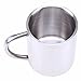 Produktbild Edelstahlbecher Campingtasse Reisebecher 0,3l doppelwandig Thermo Becher Tasse