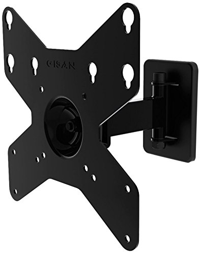 Gisan AX210 Soporte de Pared articulado, Acero, Negro, para TV LED/LCD de Peso máximo 20 kg y VESA 200 x 200 mm