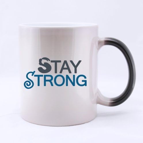 11 Ounces Funny Quotes Mug,He restoreth my Soul Bible Verse Classic Ceramic Morphing Mug Cup - Coffee/ Tea Mug (Two sides)