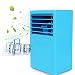 Produktbild Personal Air Cooler Cube, Verdunstungskühler nach europäischem Standard, 3 Lüfterstufen, besonders leiser Tischventilator für Schlafzimmer im Büro zu Hause-blue