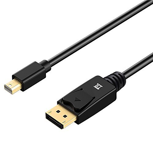 Mini DP auf DP Kabel, TechRise 2-Meter Vergoldet Mini Displayport auf Displayport Kabel Konverter Adapter V1.2,4K Resolution Unterstützte - 2
