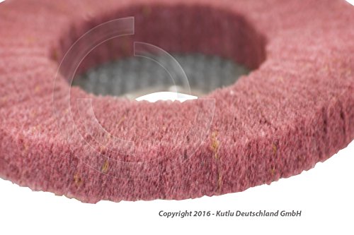 Vlies Polierscheibe 125 x 22,2 mm für Körnung 240 - 3