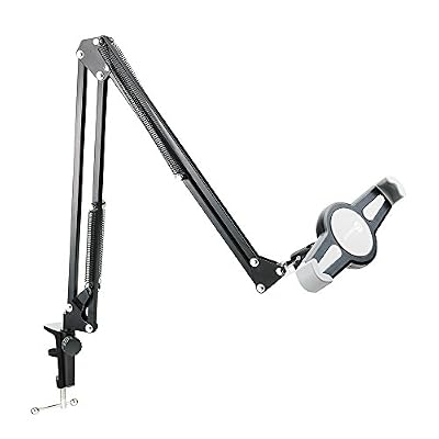 Support de tablette réglable pour bureau TaoTronics (vérouillage facile du support pivot de 360 degrés, socle support rembourrés, bras en aluminium robuste, tension ajustable)