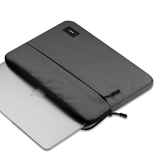 11-11 6 Zoll Laptop Tasche Notebook H  lle Laptoph  lle Tauchen Stoffe f  r Macbook Air Pro Notebook Surface Dell Dunkelgrau