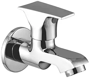 Oleanna Oglbc Global Brass Quarter Turn Fittings Bib Cock (Silver, Chrome Finish, Silver)