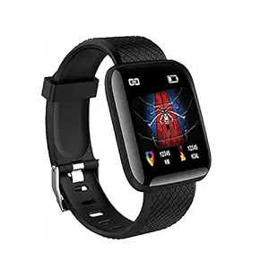 HUG PUPPY ID116 Plus Bluetooth Fitness Smart Watch for Men and Women Activity Tracker (Watch) 1Pc