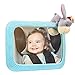 Produktbild TOPELEK Rücksitzspiegel, Spiegel Auto Baby, Rückspiegel Baby Autospiegel kompatibel mit meisten Auto drehbar doppelriemen mit 360° schwenkbar Shatterproof Material für Baby Kinderbeobachtung.