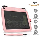 ✪【Portable】:tablero de escritura eNotepad es 0.85cm delgado y 142.4g solamente, es fácil de llevar en el maletín o mochila de lugar en lugar. Fuente de alimentación por pila de botón, sin necesidad de carga. evitar la vergüenza de que no puede encontrar lugar para cargar. Tiene una Amplia gama de uso en diferentes ocasiones.