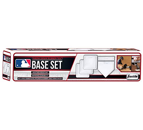 Franklin Sports MLB Throw-Down Rubber-tek 5 pièces Ensemble de Base.