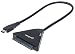 Produktbild Manhattan USB C 3.1 auf SATA-Adapter 2,5" / 3,5" mit Netzteil 152433 schwarz