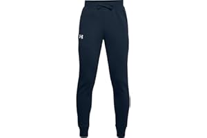 Under Armour Boys' Rival Cotton Pants, Blue, YLG