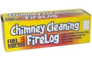 FUEL EXPRESS Chimney Cleaning Fire Log - Treats Creosote and Compound Build up - Heats While it Cleans - Free Delivery