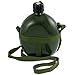 Produktbild sourcing map Militaer Sport Wasserflasche Trinkflasche Sportflasche Trekking Feldflasche im Army Green Reise Becher outdoor camping DE