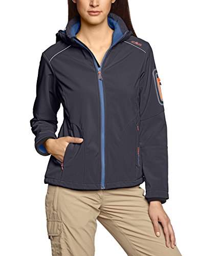 CMP Softshell Chaqueta, Mujer, Gris (Antracite/Storm), XXL