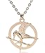 Produktbild Tribute von Panem Halskette mit Anhänger Hunger Games Spotttölpel, Mocking Jay vergoldet 24k