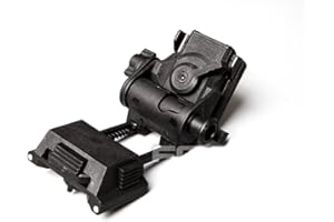 FMA Airsoft Paintball L4G24 - Soporte de plástico negro NVG para gafas de visión nocturna PVS15 PVS18 GPNVG18