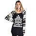 Produktbild URSING Xmas Damen Weihnachten Langarm T-Shirt Hemd Buchstabe gedruckt Rundhals Lose Bluse Elegant Super gemütlich Sport Tops Beiläufig Freizeitkleidung Klassische Sweatshirt Pullover (XL, Schwarz)