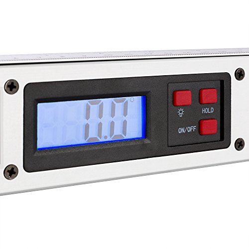 Digitale elektronische Wasserwaage 40 cm Digitaler Winkelmesser Winkelmessgerät - 4