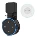 Produktbild ieGeek Outlet Wandhalterung Halterung Ständer für Dot 2 Generation Original Stecker, Echo Dot Zubehör für Smart Home Lautsprecher keine Schrauben, Verwendung in Küchen, Wohnzimmer, Badezimmer und Schlafzimmer Schwarz