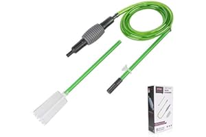 boxtech Zestaw syfonów próżniowych do akwarium, 3 w 1, do akwarium, syfon, żwiru, pompa czyszcząca do piasku, do odpływu i wymiany wody