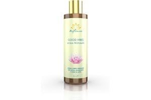 VITA AL TOP SRL Reflower - GOOD VIBES Acqua profumata 200ml - Acqua corpo spray idratante con acido ialuronico e fiori di loto