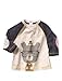 SOPO Toddler Boys Casual 3 Piece Set (T-shirt + Plaid Shirt + Khaki Pants) 5-6y