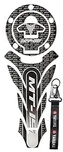 Graphixdesign Yamaha MT-15 Compatible Tank Pad Combo+Keyring (c)