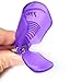 BESTIM INCUK 20 Pieces Acrylic Toenail Nail Art Soak Off Clip Cap UV Gel Polish Remover Wrap Nail Tool, Pink and Purple