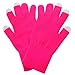Price comparison product image CostMad ™ Etouch Touchies Touch Screen Gloves Capacitive Stylus LCD Smart Mobile Phone Winter Cold Texting Soft Warm Snug Magic Gripper Gloves - Universal Unisex Man Ladies Children Extra Large Size– for works on All Touch Screen Devices - Apple iPad, iPhone, Blackberry, Samsung, HTC, LG, Motorola, Mobile Phones, Tablets, PDA, GPS, SatNav, TomTom, (Pink/Silver)