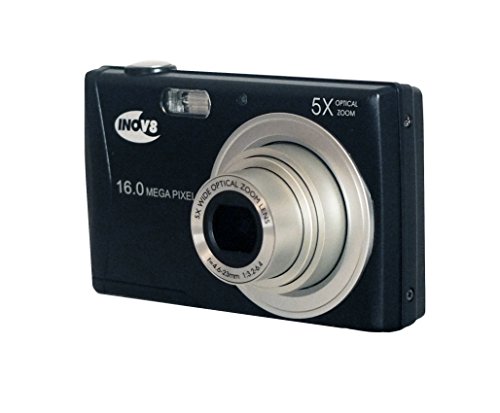 Inov8 C165L Compact Digital Camera - Black (16 MP,5x Optical Zoom) 2.7-Inch LCD - Image 5