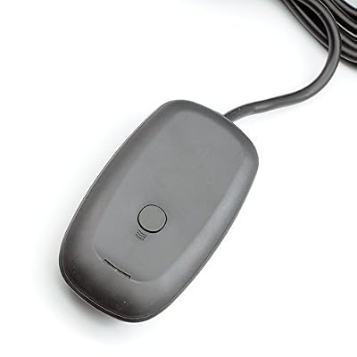 QUMOX USB Sans Fil WIRELESS PC Adaptateur Recepteur manette de jeu pour XBOX 360 Windows noir