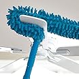Kalitus Fan Cleaner Brush with Long Rod Flexible Fan Cleaning Mop Microfiber Dust Cleaner Foldable Duster for Home Cleaning Microfiber Duster for Cleaning of Home, Kitchen, Ceiling (Duster)
